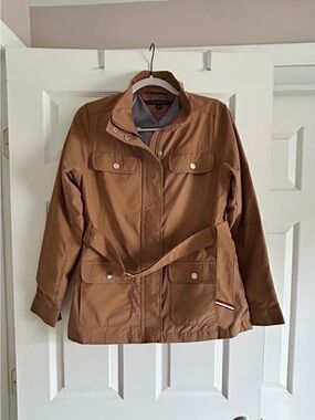 Tommy Hilfiger Belted Utility Jacket - Tan
